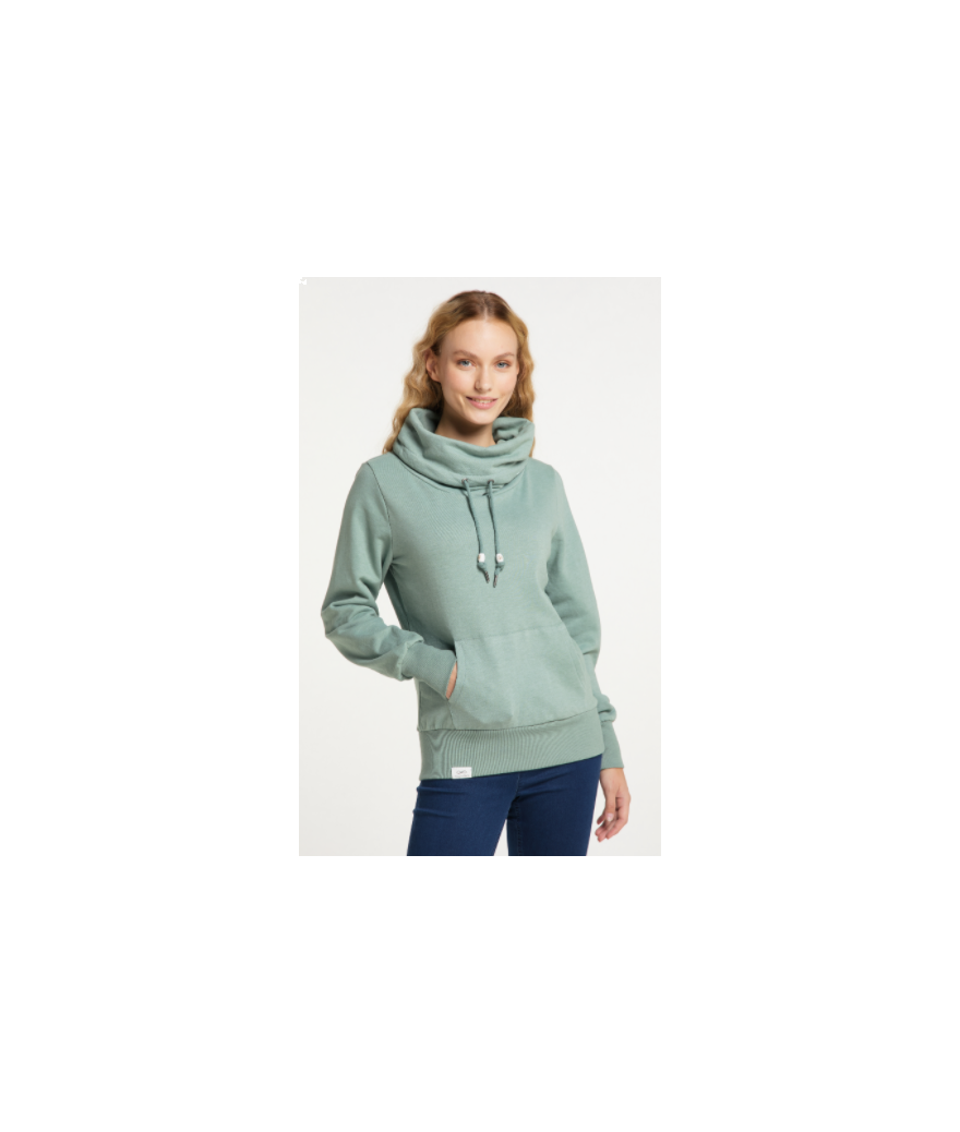 Ragwear Women\'s Sweatshirt Annika Crystal color in Beatiful Organic, Green the